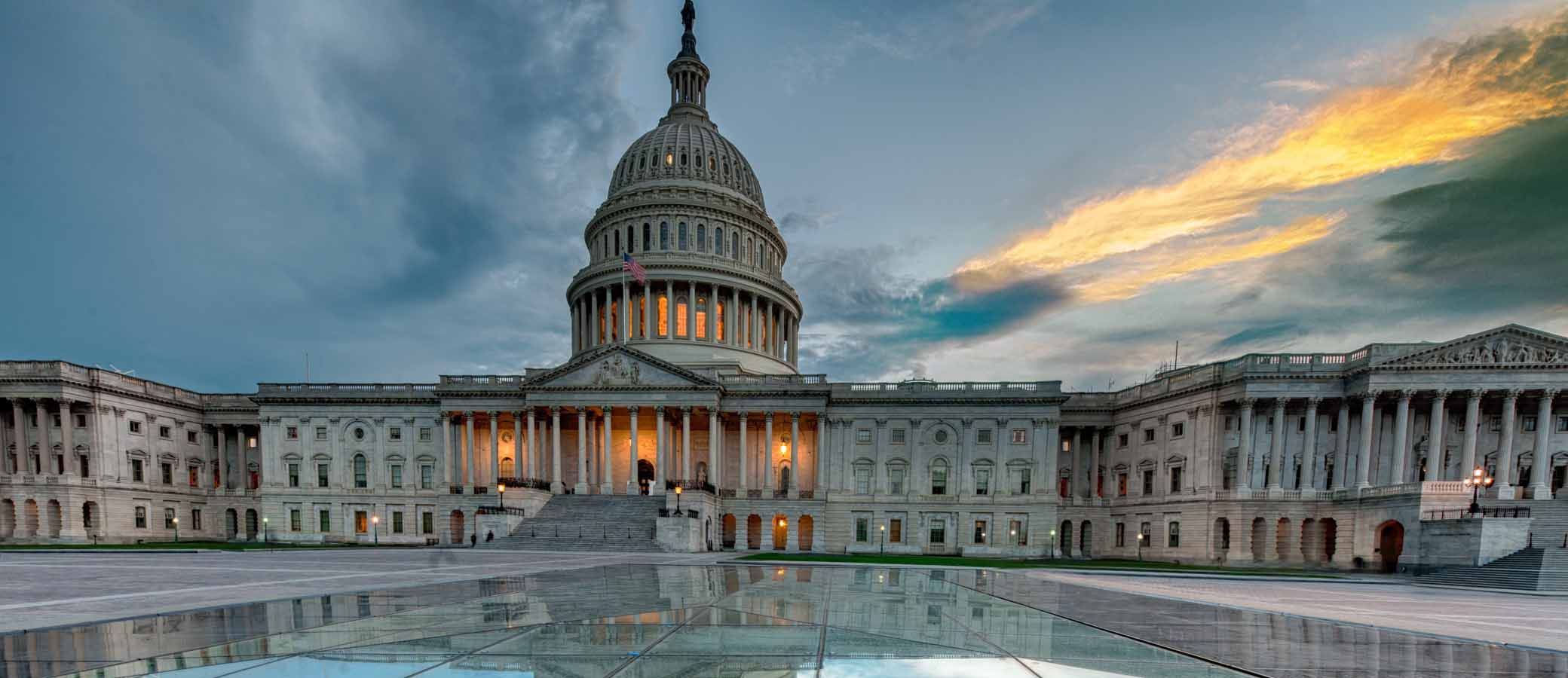 United States Capitol Background Decorative Image