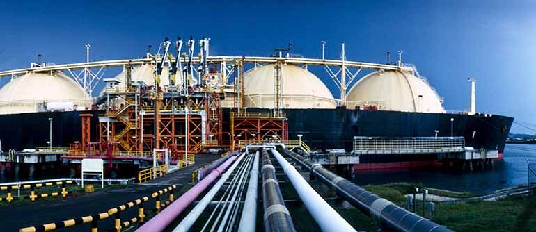 Energy – Liquefied Natural Gas (LNG) Background Decorative Image