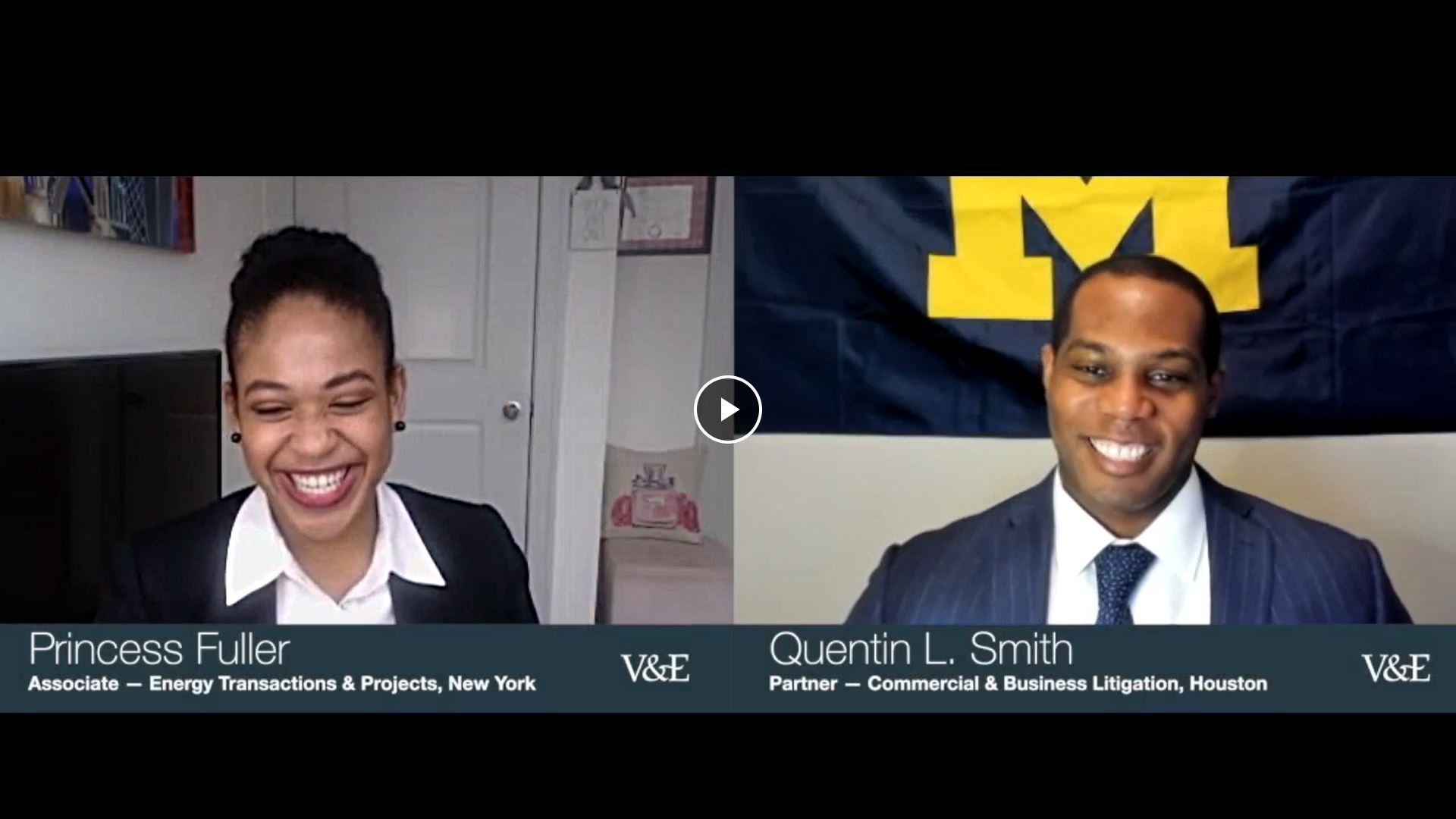 Quentin Smith and Princess Fuller video conversation